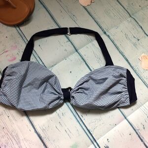 SOUTH POINT Halter Checkered Bikini Top (NWT)